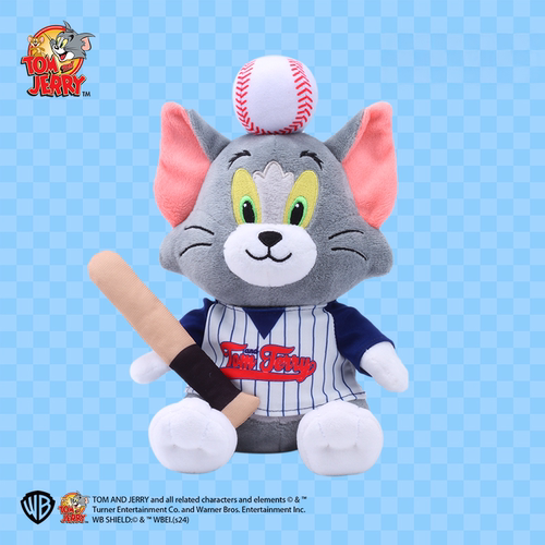 猫和老鼠正版周边Tom and Jerry毛绒公仔摆件运动系列装饰玩偶 - 封面
