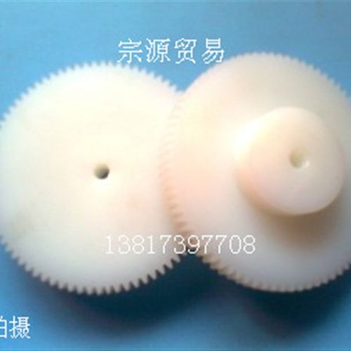 尼龙齿轮/塑料齿轮/1模100齿/外径102齿厚10台阶10孔6/件