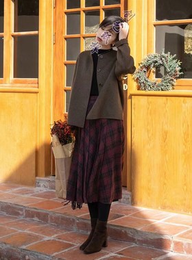 创艺服装纸样N117秋冬复古羊毛双面呢大衣宽松短款外套女衣服裁剪