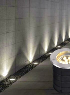 地埋灯可调角度hled墙角照墙灯户外防水埋地射灯嵌入式照树洗墙灯