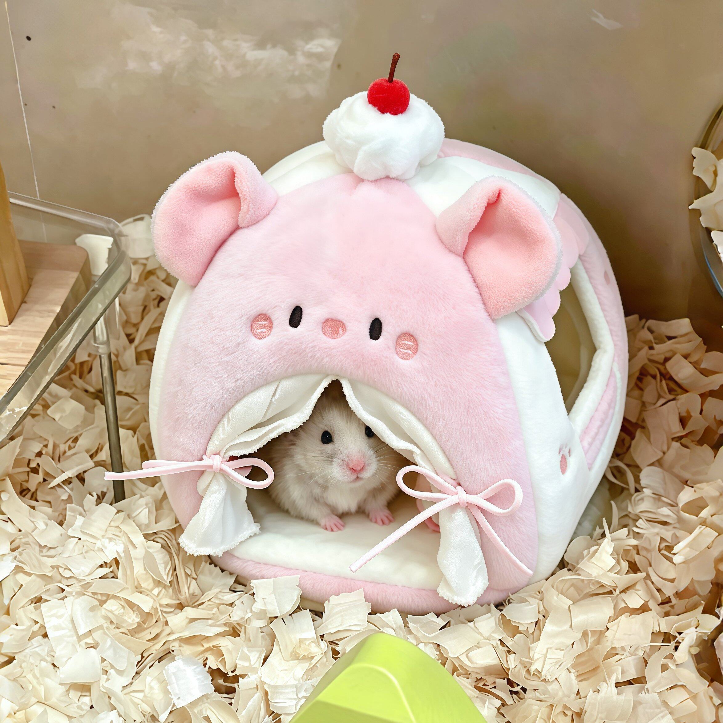 小鼠别墅仓窝冬四季通用房