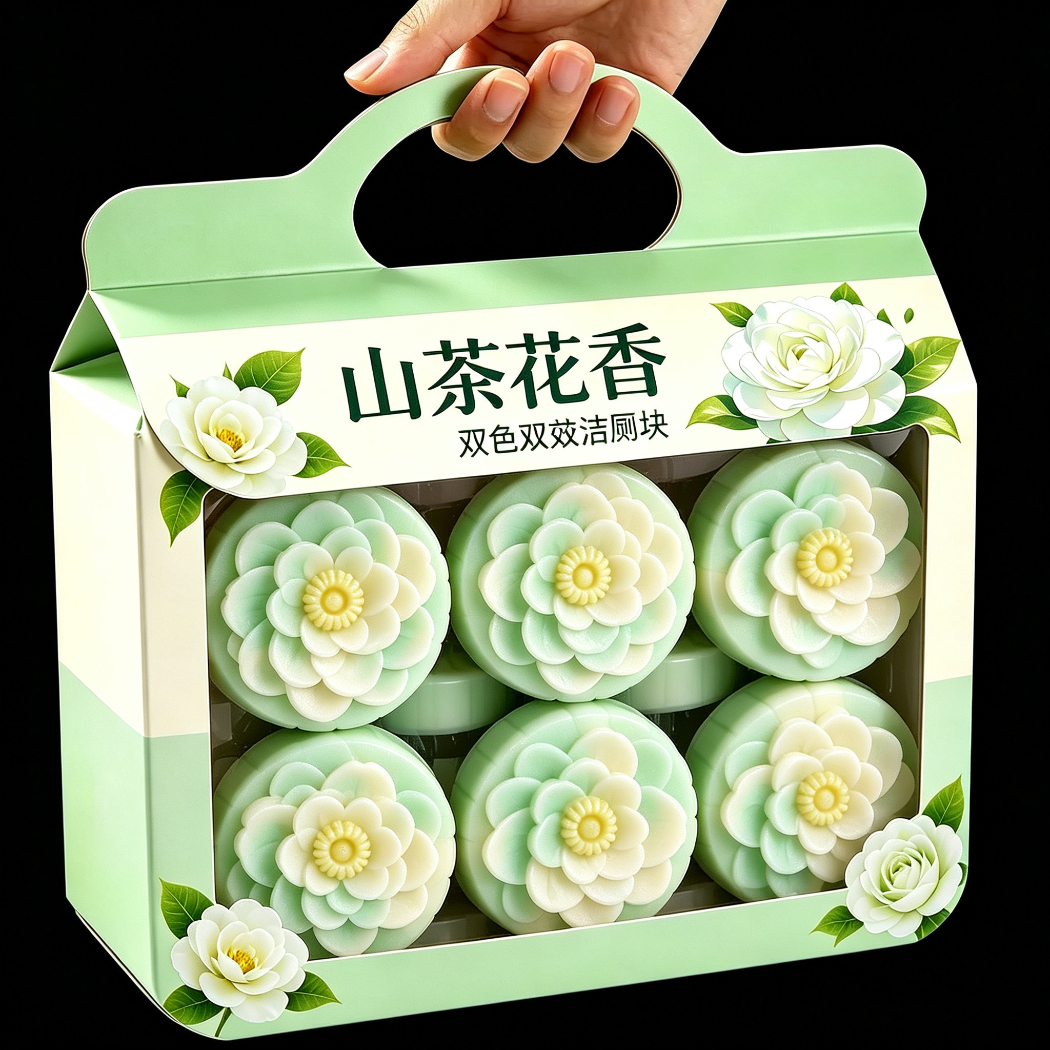 山茶花香洁厕块去渍除菌除臭香氛