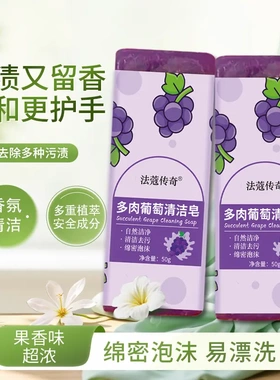 法蔻传奇旅行便携洗衣皂肥皂洗手香皂领口衣袖清新果香持久留香Q