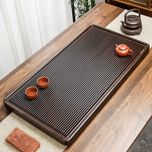 家用实木茶具单层大小型排水茶台茶海长 日本品质电木茶盘2025新款