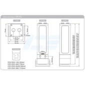 玻璃水箱带D5泵位 欧酷水冷散热水泵水箱 5V同步 DX5泵箱一体 ICE