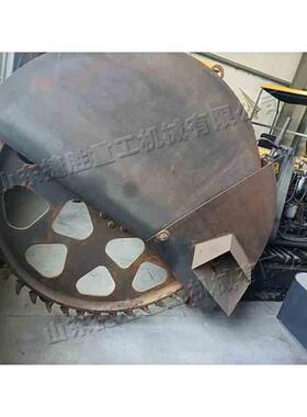 履履带圆式盘开沟头机 两忙带挖掘机 复杂js-wjj-1地形施工履带式