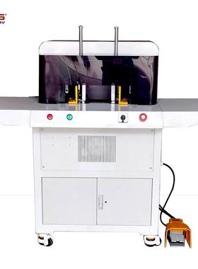 73410电动双圆机R3-R13片卡纸切头角名圆角多功能双头倒角机