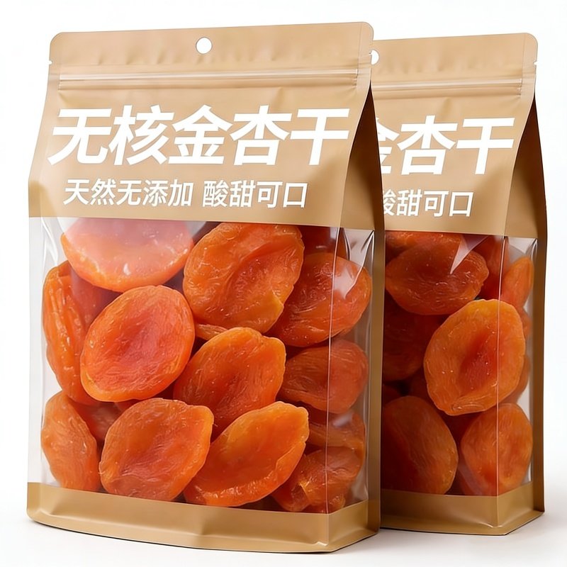 央妈推荐新疆无核金杏干官方旗舰店纯天然下血糖0糖金杏干无添加