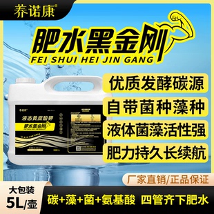 养诺康肥水黑金刚 100亩 水面高浓缩液态肥培菌培藻培养浮游生物