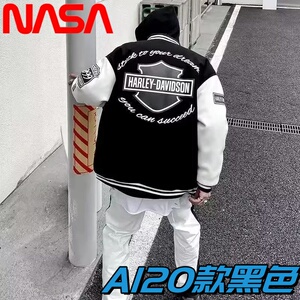 NASA联名美式秋冬季棒球服2023年新款爆款加厚外套男女春秋款夹克