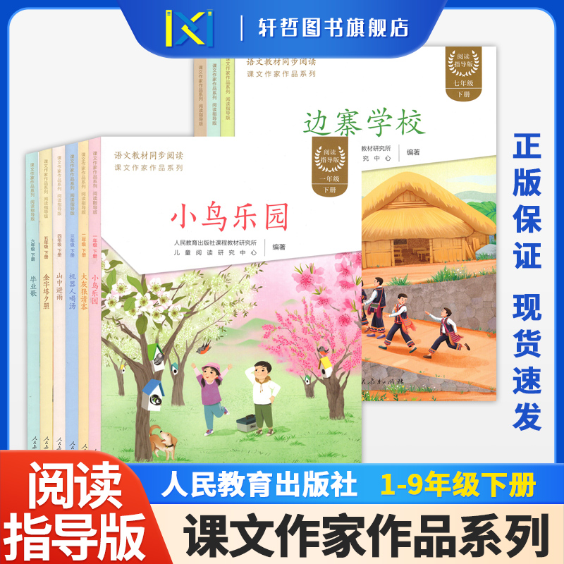 正版人民教育出版社阅读指导版
