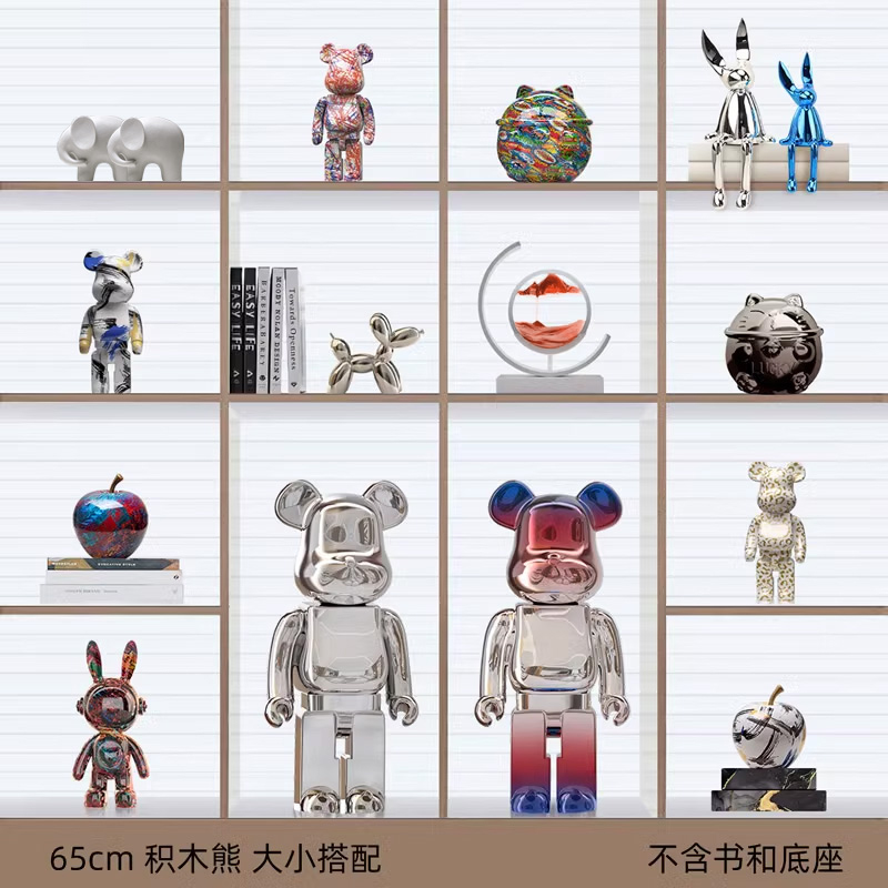 摆件轻奢高档小气球狗暴力熊客厅酒柜玄关桌面手办高级摆设装饰品