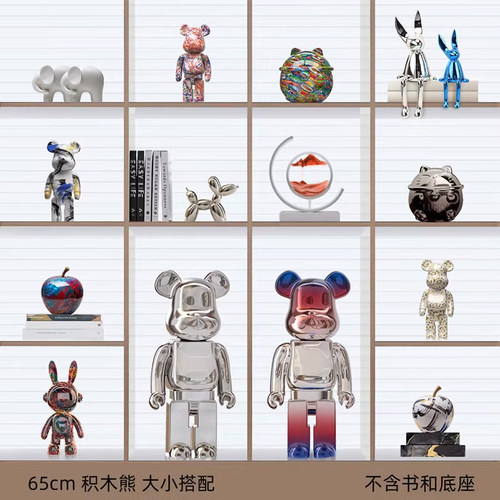 摆件轻奢高档小气球狗暴力熊客厅酒柜玄关桌面手办高级摆设装饰品