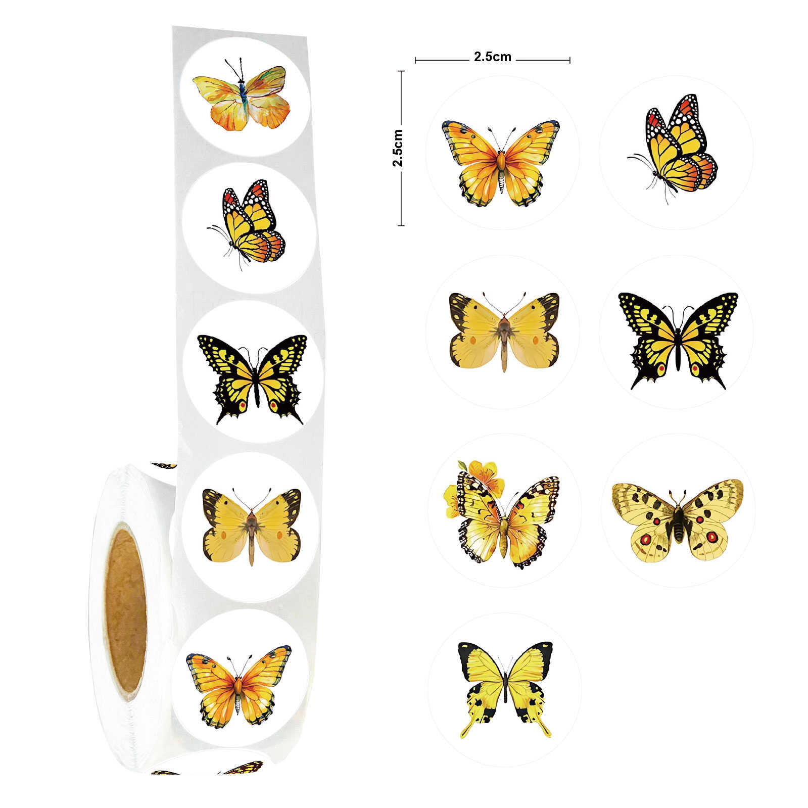 黄色儿童奖励礼物包装装饰标签