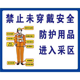 正确佩戴个人防护用品示意图海报展板安全防护用品穿戴示意图墙贴