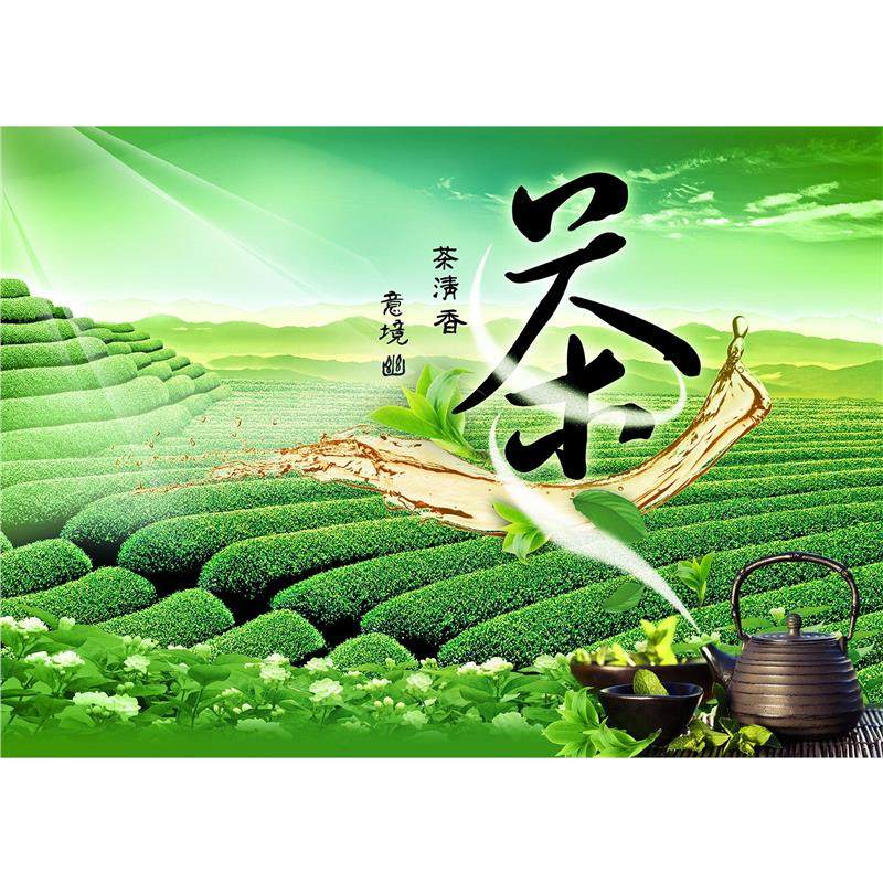 茶叶店装饰背景墙贴纸茶道山图片写真喷绘kt展板海报印制,个性定制/设计服务/DIY,写真/海报印制,淘宝优惠券,粉丝福利购,淘宝优惠卷