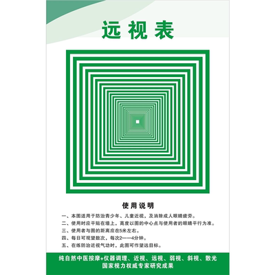远视表海报展板眼球肌肉锻炼法新版眼保健操图解墙贴墙纸装饰画