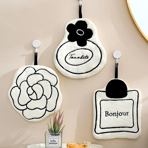 法式擦手巾简约可挂式卫生间擦手