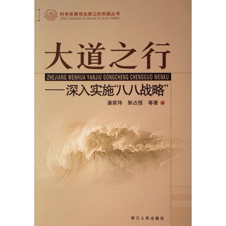 正版大道之行(深入实施八八战略)/科学发展观在浙江的实践丛书