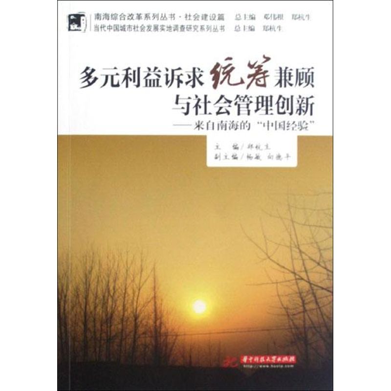 正版多元利益诉求统筹兼顾与社会管理创新:来自南海的"中国经验"