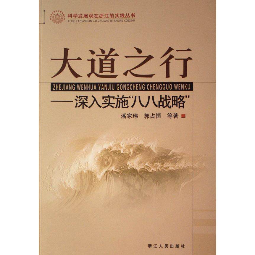 正版大道之行(深入实施八八战略)/科学发展观在浙江的实践丛书
