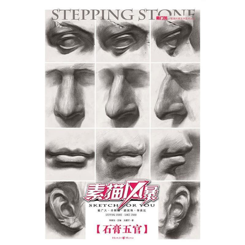 正版敲门砖之素描风暴:石膏五官