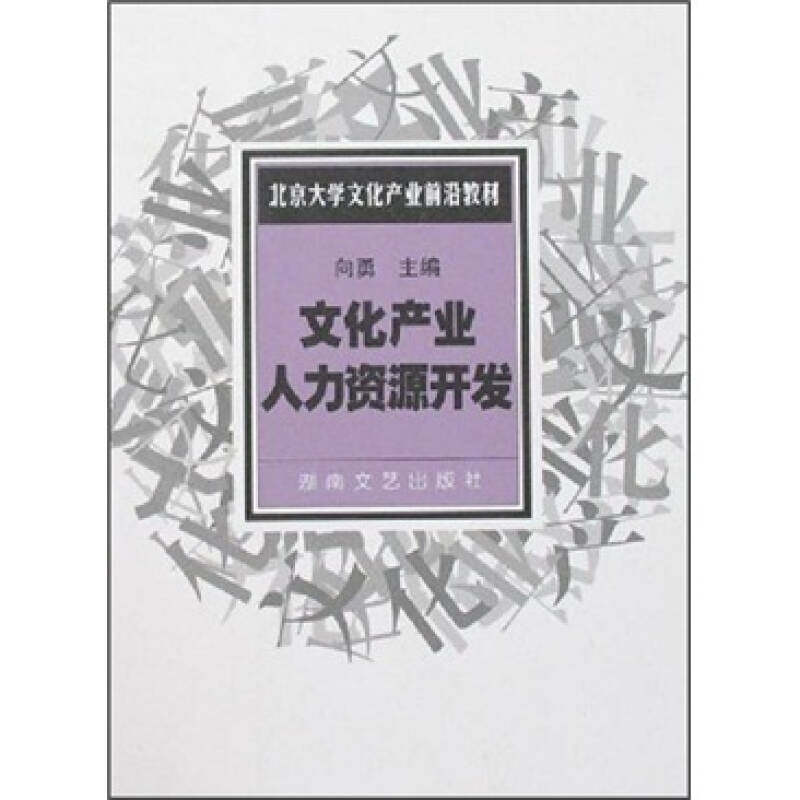 正版文化产业人力资源开发