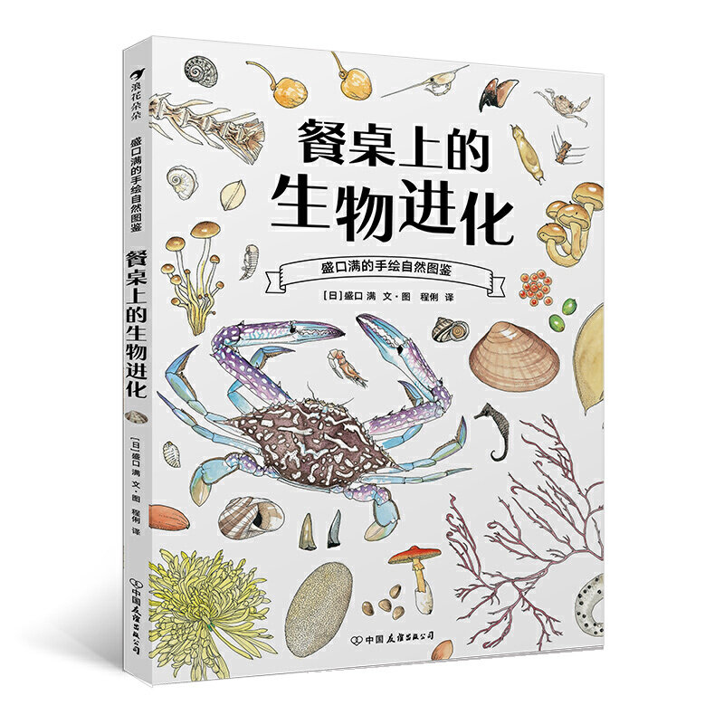 正版餐桌上的生物进化-盛口满的手绘自然图鉴