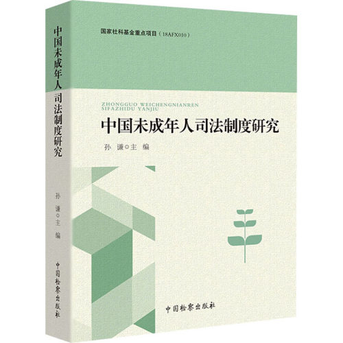 正版中国未成年人司法制度研究