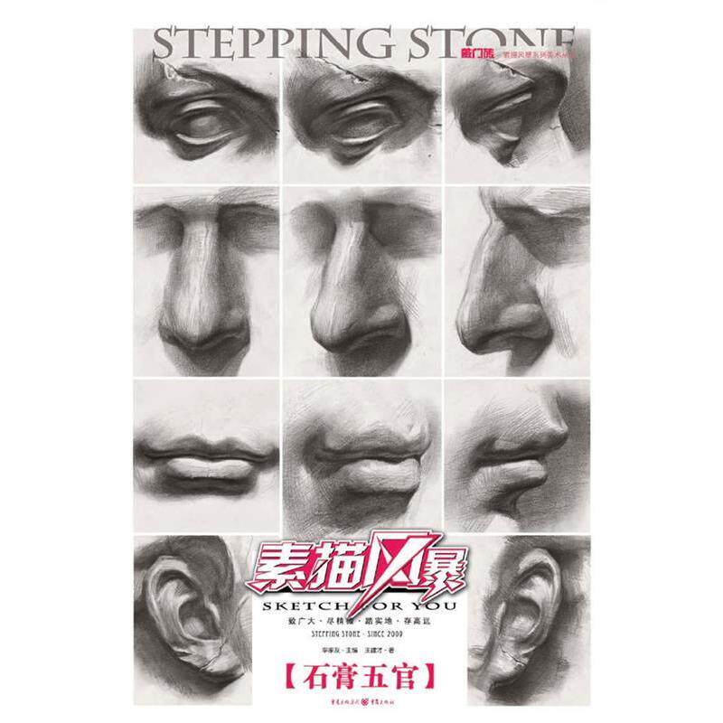 正版敲门砖之素描风暴:石膏五官