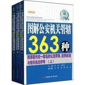 正版图解机关管辖363种刑事案件统一罪名的认定界.刑标准与相关执法参考-上.中.下册-(版)