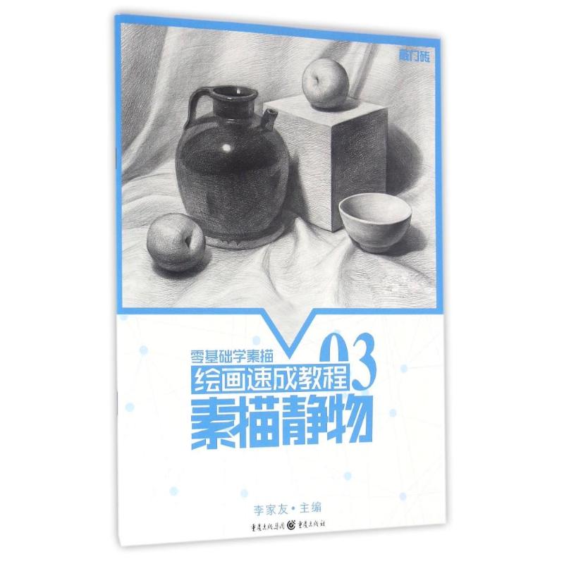 正版素描静物/绘画速成教程/李家友
