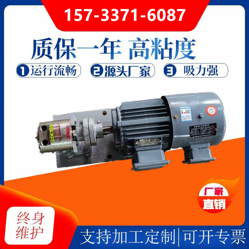 新款小流量自吸泵头高粘度转子泵食品级电动不锈钢泵计量罐装包邮
