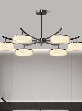 励昌意式极简卧室吊灯简约现代轻奢高级感大厅灯设计师创意客厅灯