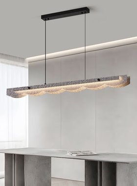 励昌意式极简餐厅吊灯高端现代简约岛台餐厅吊灯创意设计感玻璃灯