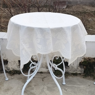 户外台布防水防晒防烫小圆桌台布圆茶几台布庭院阳台防尘罩布