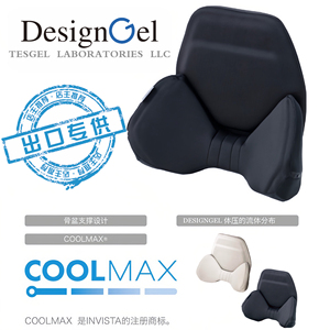 DesignGel凝胶腰靠3.1原装出口内芯车载车用靠枕靠垫腰垫座椅护腰