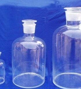0细小50L 口口试剂瓶口白色口白城华小玻璃白瓶  鸥M瓶 盐磨  0