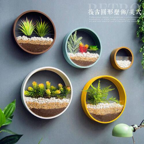 北欧墙饰墙壁墙上室内装饰背景墙品家居绿植挂件客厅墙面创意时尚