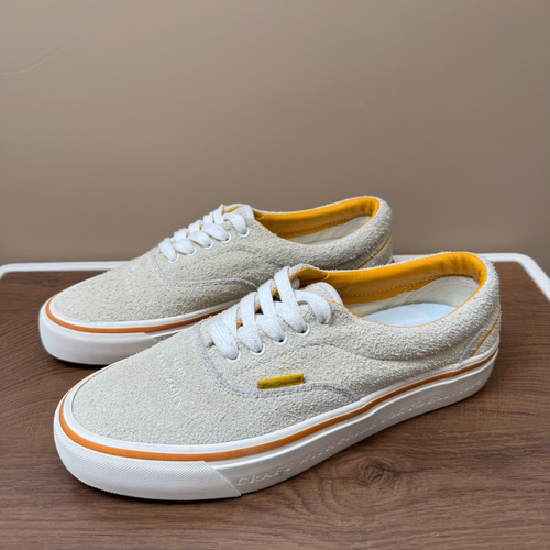 Futuremade美拉德麂皮米白色小屁孩联名FTMD防滑圆头板鞋