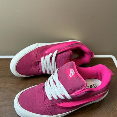 运动休闲美式运动鞋knu skool粉红火龙果胖胖面包鞋情侣休闲板鞋