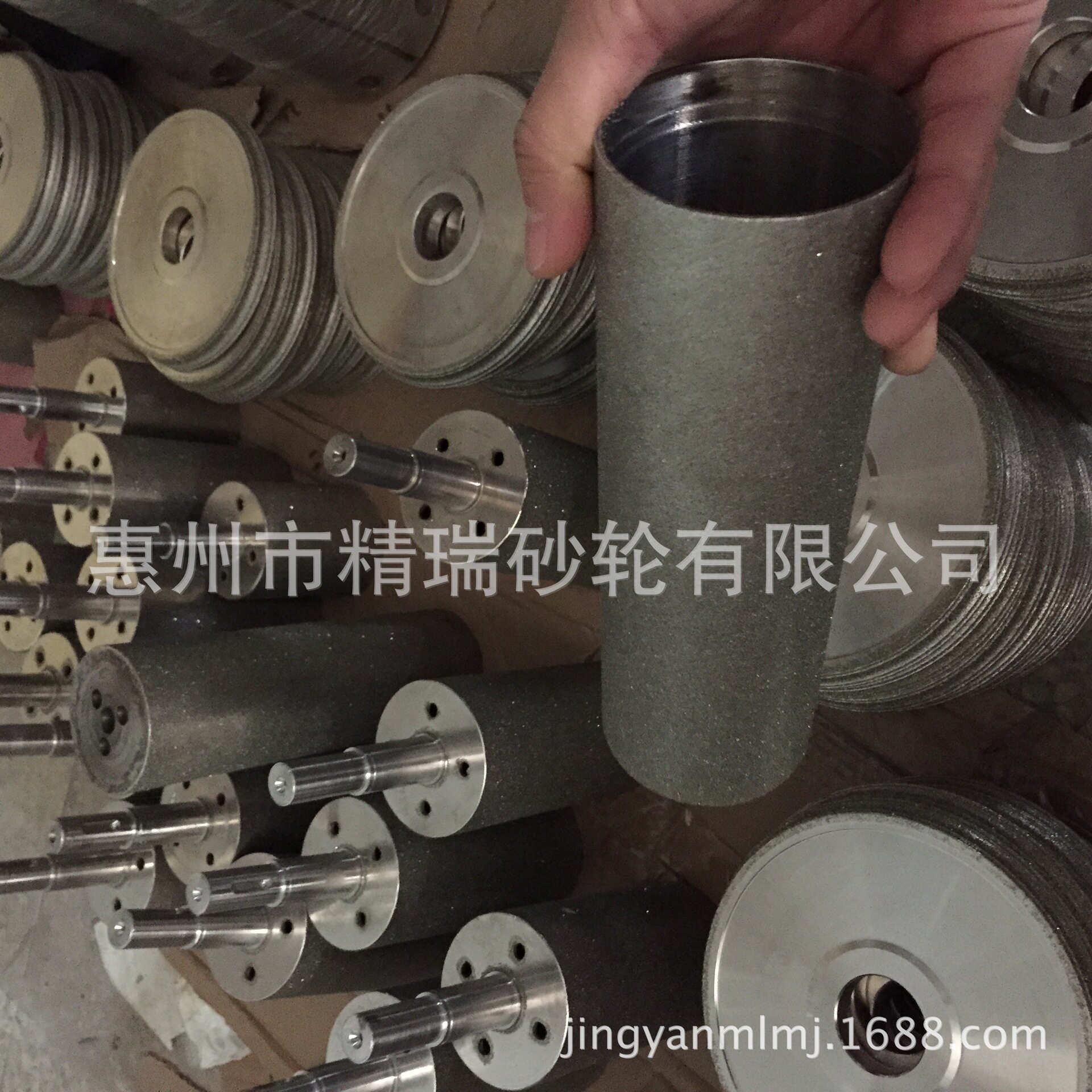 标签机过纸起摩擦专用砂轮,压硬楞纸电镀不锈钢磨棒配套砂轮