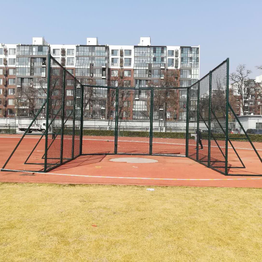 学校室外铁饼护笼田径用品 铁质体育场地铁饼护笼器材