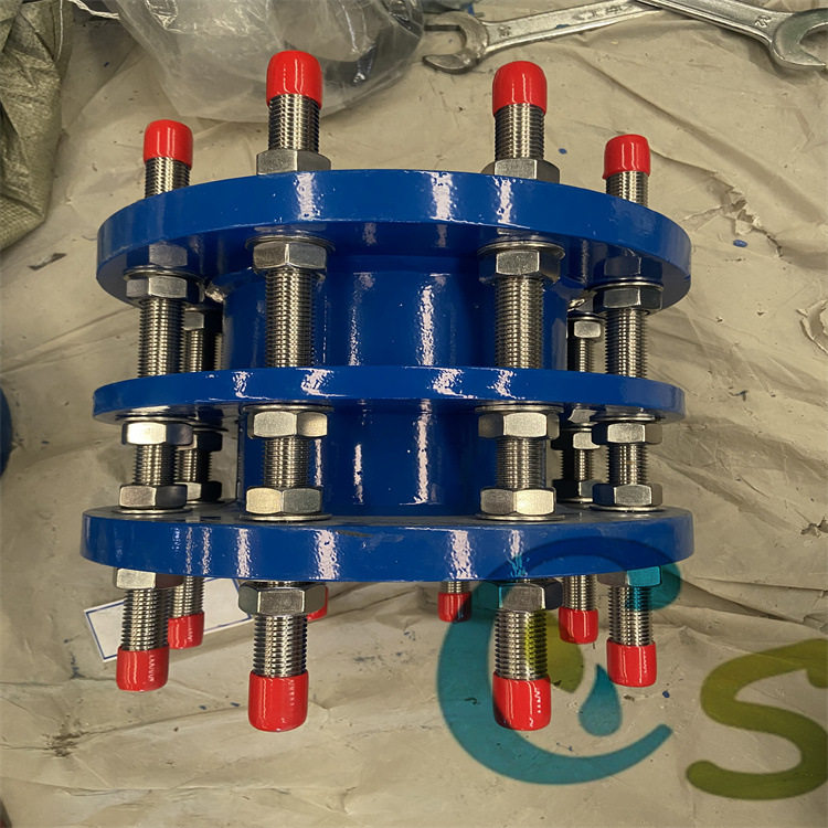 B2F伸缩节水泵管道伸缩器钢制双法兰限位伸缩接头