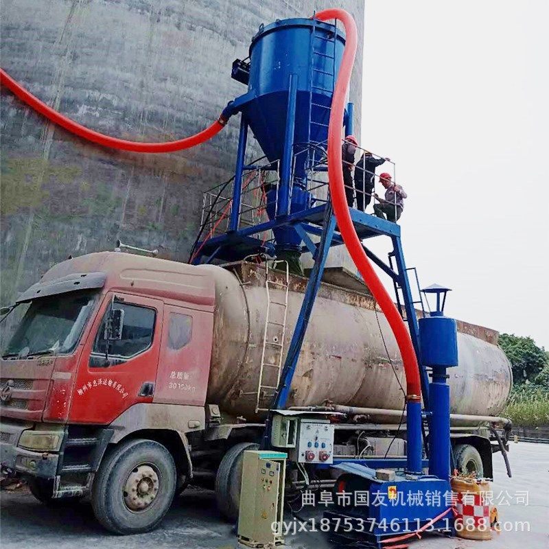 邹平大型灰库清灰负压吸灰机建筑水泥装罐车吸料机地库散灰装车机