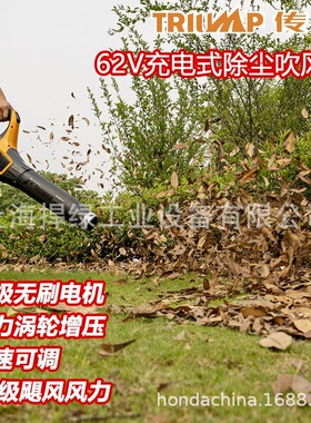 传峰TPBL6205 62V充电式吹风机手提无线锂电吹树叶除尘鼓风机