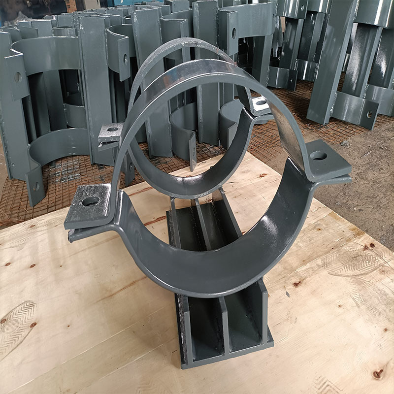 极速焊接式管托直供J2管夹固定管C托焊接式固定管托双螺栓扁钢管