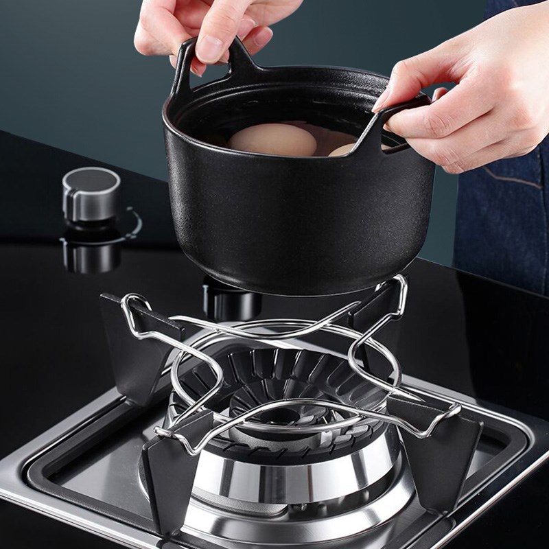 304不锈钢煤气灶架子灶台炉灶蒸z架多功能燃气灶奶锅支撑防滑2912