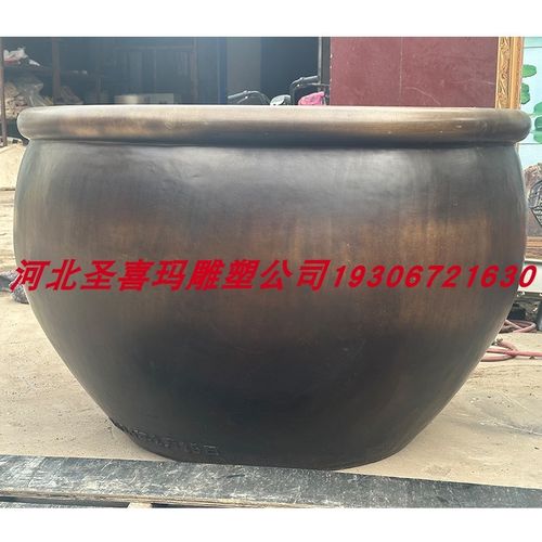 定制荷花缸种树缸百福缸纯铜x招财进宝缸养鱼缸种树缸门海大缸摆