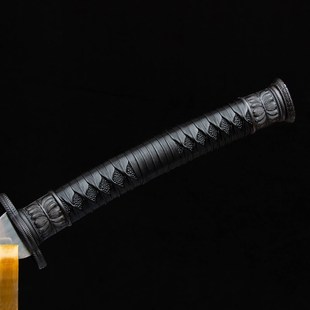 未开刃刀剑高锰钢手工锻打牛尾雁翎刀锦衣L卫清刀双手刀收藏未开